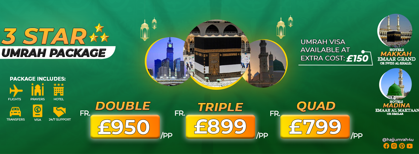3 Star Umrah Package